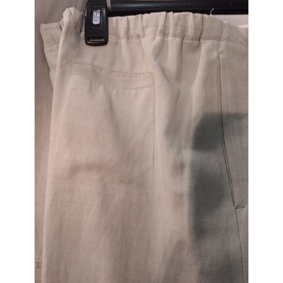 garnet hill Silk &‎ Linen Blazer & Wide Leg Pull On  Pants 8 Petite - Picture 3 of 15